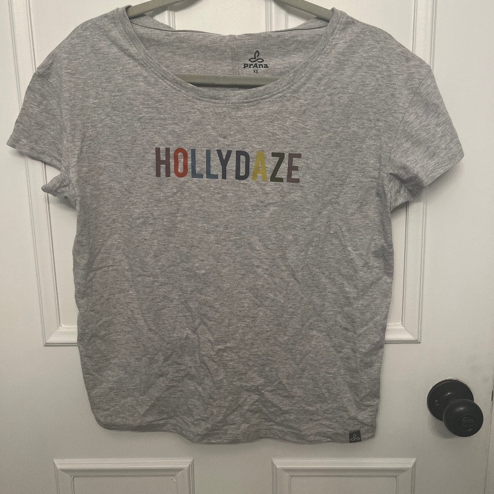 NWT Prana XS Gray Hollydaze Deysi Tshirt